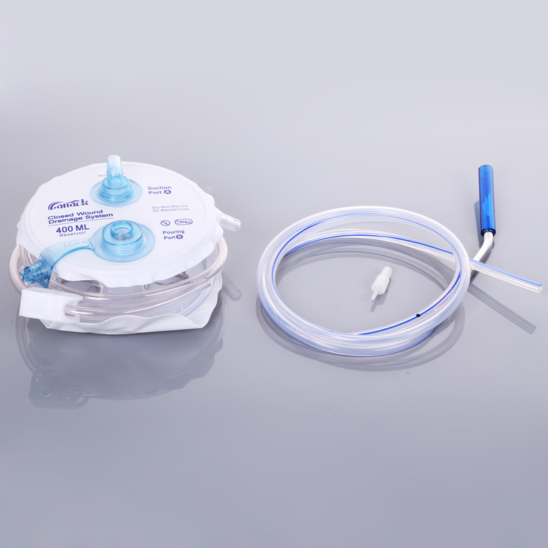 Closed Wound Drainage System (Spring with silicone drains)
